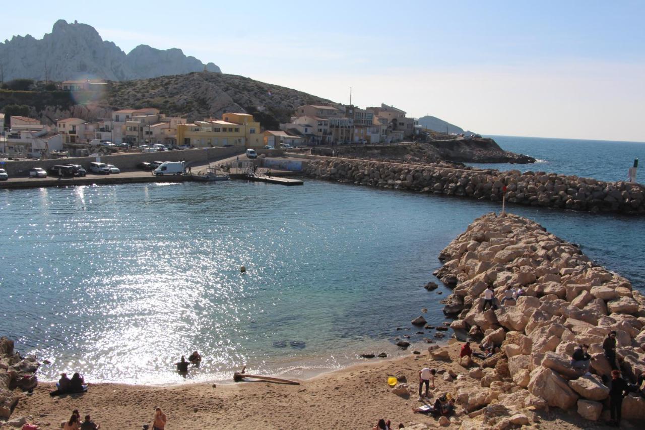 Charmant Cabanon Aux Goudes A Marseille Avec Vue Mer Exteriér fotografie